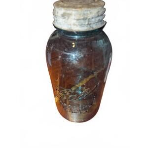 Vintage Ball Perfect Mason Glass Jar with Lid #1